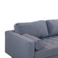 Cave 76" Tweed Loveseat - Navy