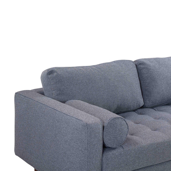 Cave 76" Tweed Loveseat - Navy