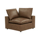 Cali Brown Leather Modular Corner Chair