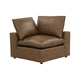 Cali Brown Leather Modular Corner Chair