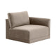 Willow Performance Velvet Modular RAF Corner Chair - Taupe