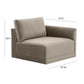 Willow Performance Velvet Modular RAF Corner Chair - Taupe