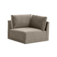 Willow Performance Velvet Modular Corner Chair - Taupe