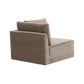 Willow Performance Velvet Modular Corner Chair - Taupe