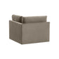 Willow Performance Velvet Modular Corner Chair - Taupe