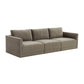 Willow 105" Performance Velvet Modular Sofa - Taupe