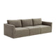 Willow 105" Performance Velvet Modular Sofa - Taupe