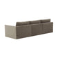 Willow 105" Performance Velvet Modular Sofa - Taupe