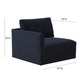 Willow Performance Velvet Modular LAF Corner Chair - Navy