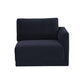 Willow Performance Velvet Modular RAF Corner Chair - Navy