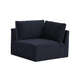 Willow Performance Velvet Modular Corner Chair - Navy