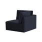 Willow Performance Velvet Modular Corner Chair - Navy