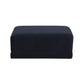 Willow Performance Velvet Modular Ottoman - Navy