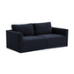 Willow 74" Performance Velvet Modular Loveseat - Navy