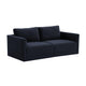 Willow 74" Performance Velvet Modular Loveseat - Navy
