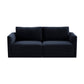 Willow 74" Performance Velvet Modular Loveseat - Navy
