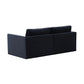 Willow 74" Performance Velvet Modular Loveseat - Navy