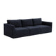 Willow 105" Performance Velvet Modular Sofa - Navy