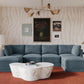 Willow 6-Piece Performance Velvet Modular U Sectional - Blue