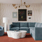 Willow 5-Piece Performance Velvet Modular L Sectional - Blue