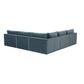 Willow 5-Piece Performance Velvet Modular L Sectional - Blue