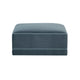 Willow Performance Velvet Modular Ottoman - Blue