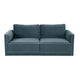 Willow 74" Performance Velvet Modular Loveseat - Blue