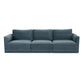 Willow 105" Performance Velvet Modular Sofa - Blue