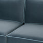 Willow 105" Performance Velvet Modular Sofa - Blue