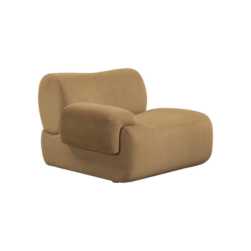 Zenith Performance Velvet Modular Corner Chair - LAF