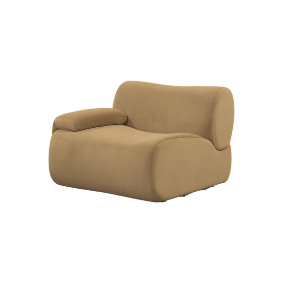 Zenith Performance Velvet Modular Corner Chair - LAF