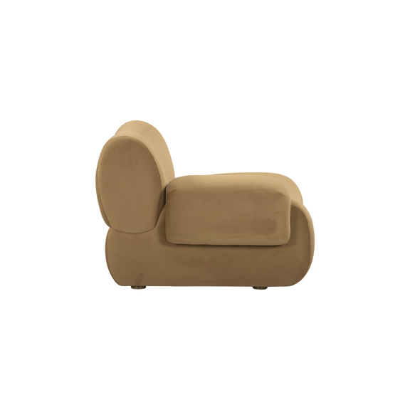 Zenith Performance Velvet Modular Corner Chair - LAF