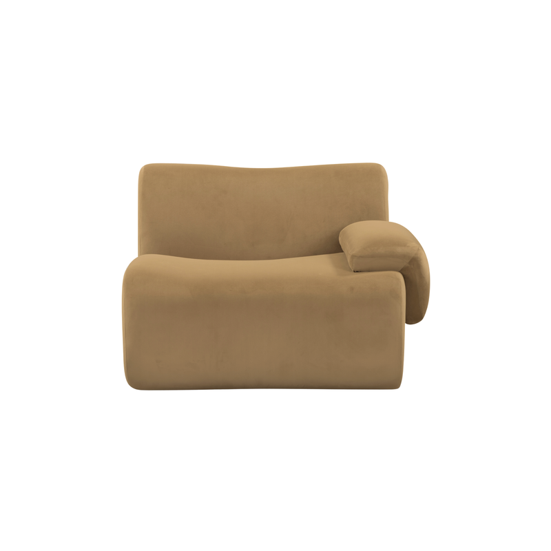 Zenith Performance Velvet Modular Corner Chair - RAF