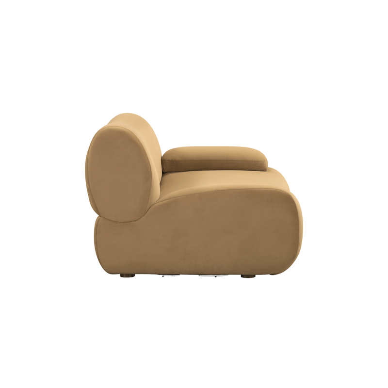 Zenith Performance Velvet Modular Corner Chair - RAF