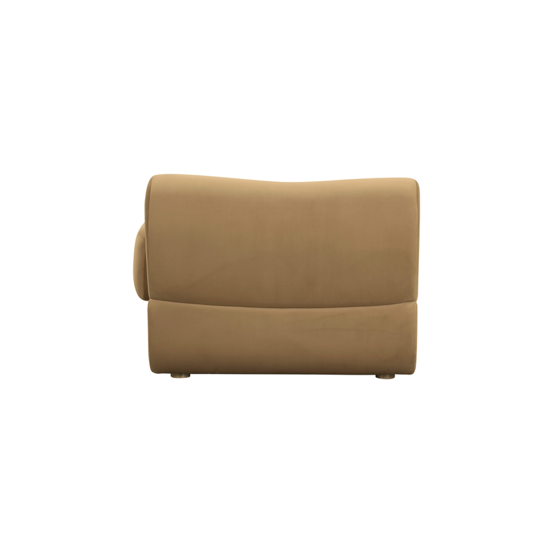 Zenith Performance Velvet Modular Corner Chair - RAF
