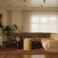 Zenith 5-Piece Latte Brown Performance Velvet Modular L-Sectional