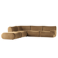 Zenith 5-Piece Performance Velvet Modular Sectional - RAF