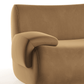 Zenith 116.5" Latte Brown Performance Velvet Modular Sofa