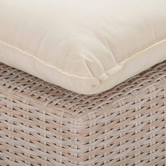 Cali Natural Wicker Outdoor Armless Chair