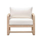 Palata Cream Performance Fabric Outdoor Accent Chair