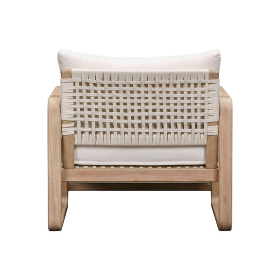 Palata Cream Performance Fabric Outdoor Accent Chair
