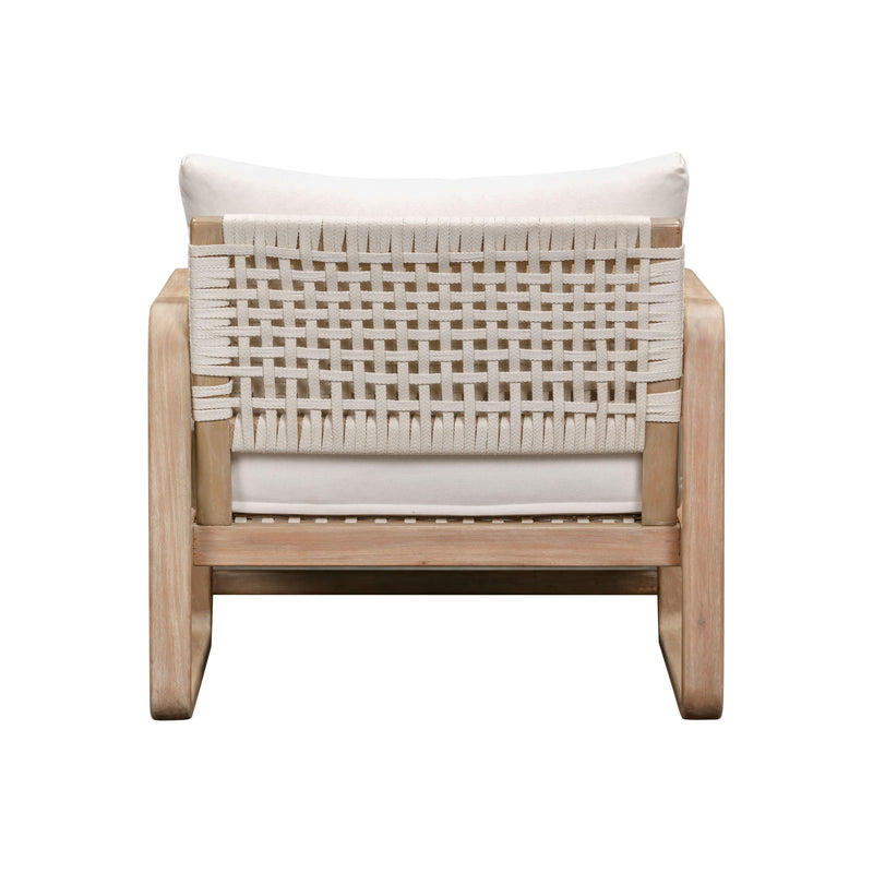 Palata Cream Performance Fabric Outdoor Accent Chair