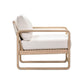 Palata Cream Performance Fabric Outdoor Accent Chair