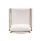 Palata Cream Performance Fabric Outdoor Accent Chair