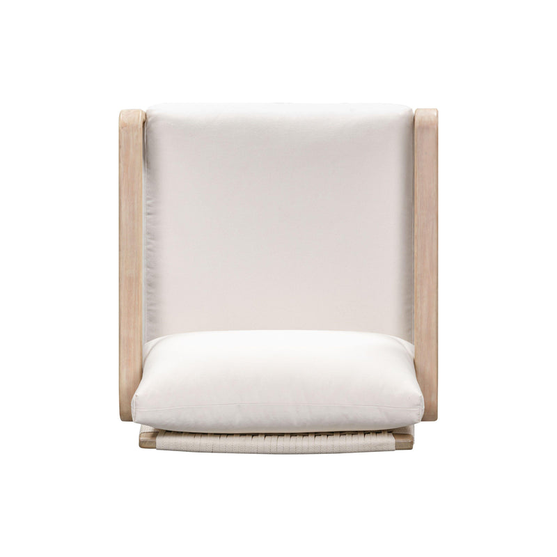 Palata Cream Performance Fabric Outdoor Accent Chair