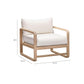 Palata Cream Performance Fabric Outdoor Accent Chair