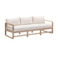 Palata 84" Cream Performance Fabric Outdoor Sofa