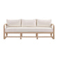 Palata 84" Cream Performance Fabric Outdoor Sofa