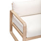 Palata 84" Cream Performance Fabric Outdoor Sofa