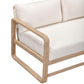 Palata 84" Cream Performance Fabric Outdoor Sofa